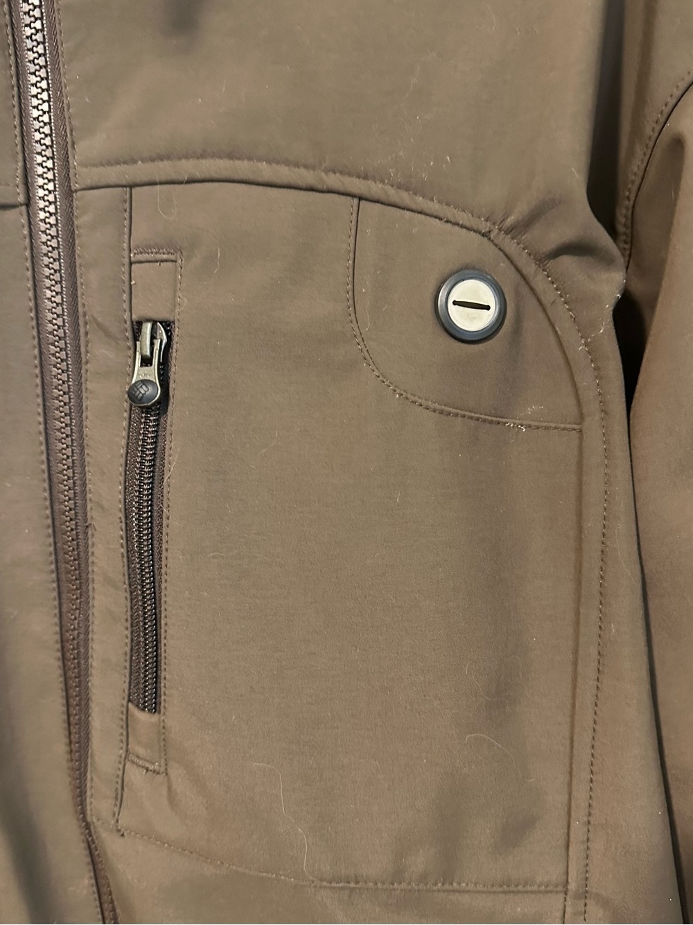 Columbia Brown Performance Softshell Jacket - Picture 9 of 9